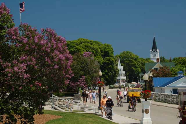 Huron Street on Mackinac Island